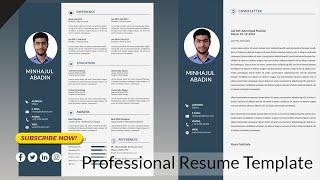 Best Resume template and cover letter templates free.