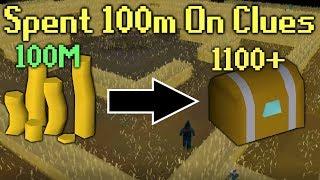 I Spent 100 MILLION GP On Medium Clues (Over 1100 Caskets!)