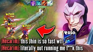 Jhin but I'm so fast I can out run the whole enemy team... (THEY WERE SO MAD LOL)