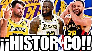  ¡¡HACEN HISTORIA!!  LEBRON, DONCIC, CURRY!!  WARRIORS Y LAKERS!! DURANT EXPLOTA!! | NBA