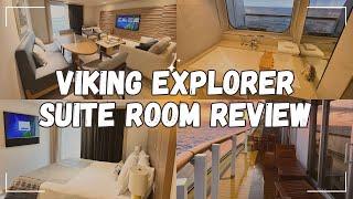 Viking Explorer Suite | Aft Room with LARGE Balcony | Viking Ocean Cruise Ship