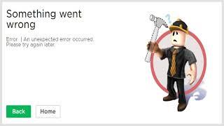 how to fix something went wrong error roblox