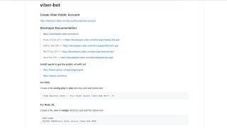 Viber Bot with Node.JS