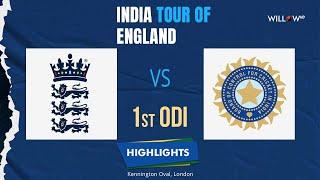 Highlights: 1st ODI, England vs India | 1st ODI - England vs India