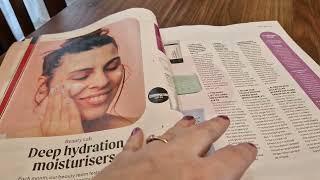 ASMR Looking through Cosmopolitan Magazine      Whispering & Tracing  #asmr