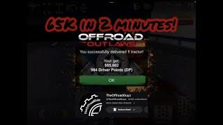 (OUTDATED)SUPER FAST MONEY IN OFF-ROAD OUTLAWS!!! ON @TheOffroadGuyz MAP!!