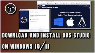 How To Download And Install OBS Studio On Windows 10,11