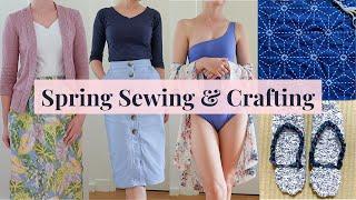  Spring Sewing & Crafting Makes｜2024｜Sashiko embroidery, a Nuno Zôri workshop, & a sewing fail