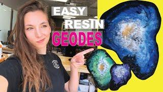 DIY Resin Art Geode Tutorial