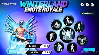 Winterland Emote Royale 100% Confirmed | Free Fire Emote Royale Event | Free Fire New Event