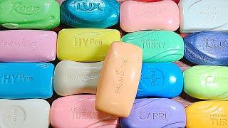 ASMR Soap Relaxing Unwrapping Soaps International ASMR Soap Satisfying video Unpacking Soap