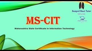 lectr 6 || MS-CIT LECTURE 6