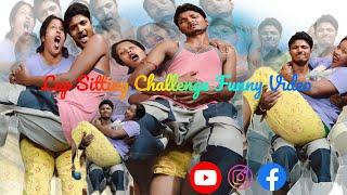 Lap sitting challenge On chair // Challenge video // Funny video // Husband Vs Wife