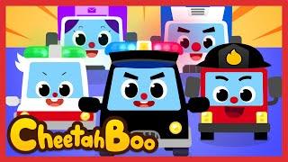  Let's go Car songs compilation  | Vroom Vroom Cars song | Kids song | Rescue #cheetahboo