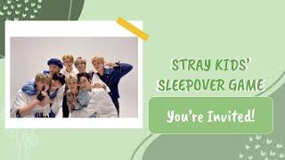 STRAY KIDS' SLEEPOVER GAME *You're Invited!* [5K VIEWS SPECIAL!] | @Moonlight-i5w @Starlight-63 #stz