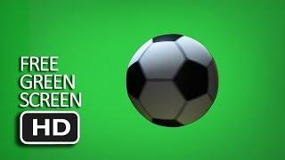 Free Green Screen - Spining Football