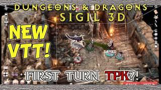 We played D&D SIGIL VTT! | Dungeons & Dragons 3D! | First Reactions