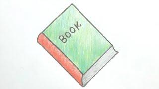 How to draw a book step by step very easy/simple book drawing/किताब का चित्र/sanjay singh drawing