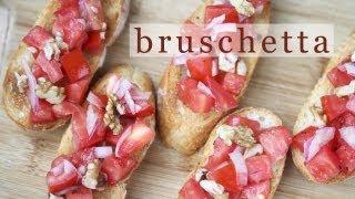 Easy Tomato Bruschetta Recipe 토마토 브루스케타 만들기