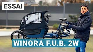 Winora F.U.B. 2W : un vélo biporteur électrique simple et efficace !