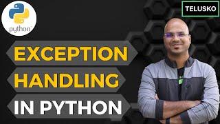 #63 Python Tutorial for Beginners | Exception Handling