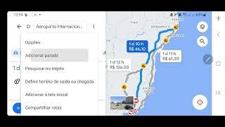 Como traçar uma rota de viagem no Google Maps