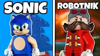 I made EVERY Sonic Movie character in LEGO…