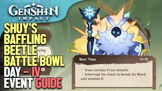 Shuy's Baffling Beetle Battle Bowl Day - IV Event Guide Genshin Impact