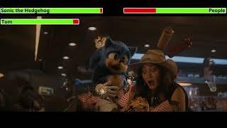 Sonic the Hedgehog (2020) Bar Fight with healthbars