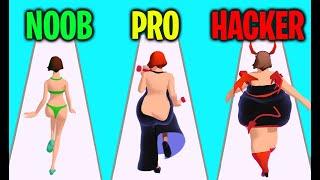 NOOB vs PRO vs HACKER - Body Race