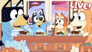 LIVE: Family Feast with Bluey | 30 MINUTES+ | Bluey