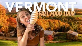 MUST TRY Fall Foods in Vermont | Vermont Fall Food Tour