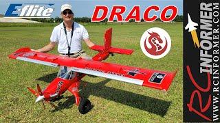 E-flite DRACO 2.0 BNF BREAK-IN Flights in wind By: RCINFORMER