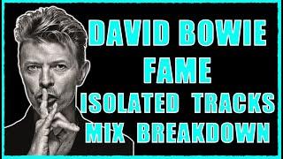 David Bowie - Fame - Isolated Mix Stems - Mix Breakdown