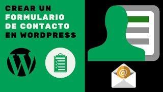 CREAR UN FORMULARIO DE CONTACTO BÁSICO EN WORDPRESS