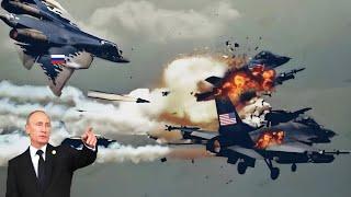World shock! Russian MiG-29SM fighter jet pilot blows up all US F-16 fighter jets, Arma3