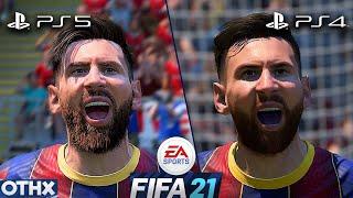 FIFA 21 | PS5 vs PS4 | Amazing NEW Gameplay and Graphics Comparison  @Onnethox