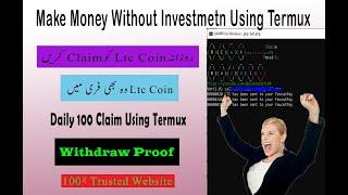 How To Earn Ltc Coins Using Termux | Multi Coin claim | unlimited claim faucet using termux