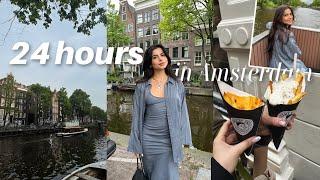 24 hours in Amsterdam | canal boat tour, vintage shopping & coffeeshops