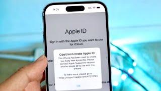 How To FIX Apple ID Account Cannot Be Created At This Time! (2024)