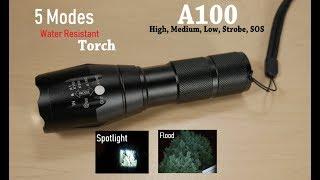 Tactical Torch Flashlight A100  Under $13