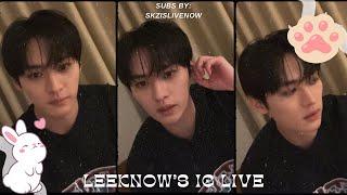 [ENG SUB] 240715 —— Stray Kids’ Leeknow’s Instagram Live