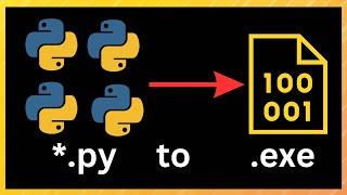 How to Compile Python Files Into EXE!