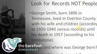 Smarter Searching:  Look for Records Not People | Ancestry