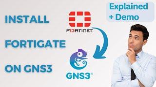 Installing FortiGate on GNS3 (Step by Step) | FortiGate VM installation on GNS3 (Hindi/ Urdu)