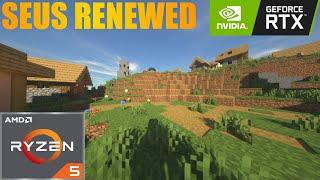 SEUS RENEWED SHADERS IN MINECRAFT 1.18.2: RTX 3060 12GB + Ryzen 5 3600 FPS TEST!