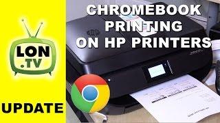 How to Print to HP Printers with Chromebook / Android with Google Cloud Print