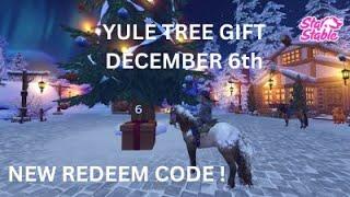 star stable/YULE TREE GIFT DECEMBER 6th /NEW REDEEM CODE