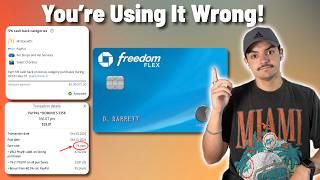 The True Power Of Chase Freedom Flex No One Tells You About! Up To 13X Back?!