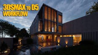 3dsMax to d5 Render 2.3 Workflow | Livesync is Smooth Like a Butter |